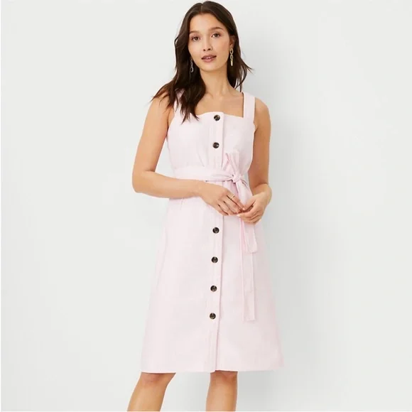 Ann Taylor | Dresses | Ann Taylor Nwt Linen Dress Button Down Dress Size 4 Pink | Poshmark Ann Taylor | Dresses | Ann Taylor Nwt Linen Dress Button Down Dress Size 4 Pink | Poshmark